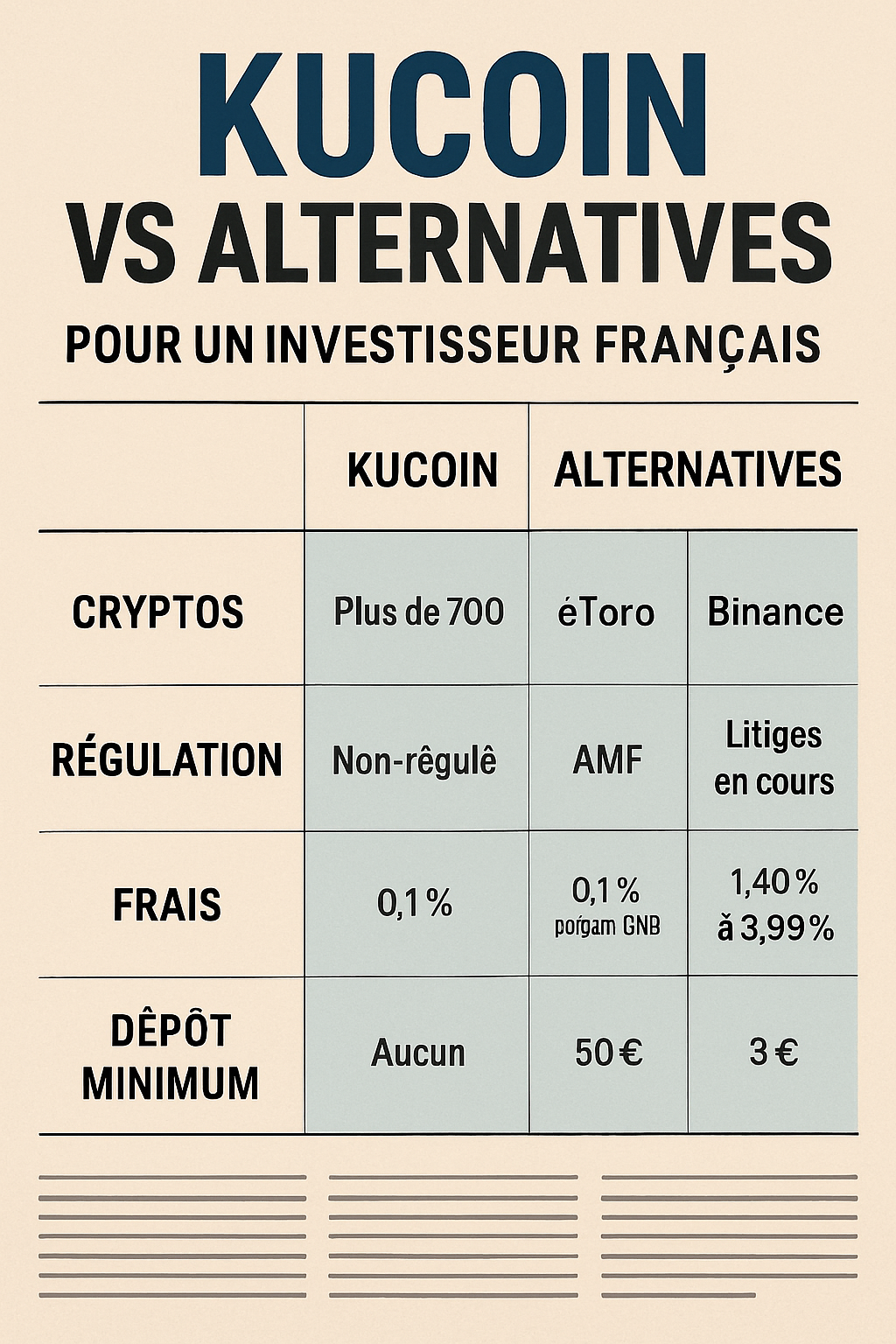 dĂ©couvrez notre avis 2025 sur kucoin : analyse des atouts, des points faibles et retour dâexpĂ©rience complet pour vous aider Ă choisir la meilleure plateforme crypto.