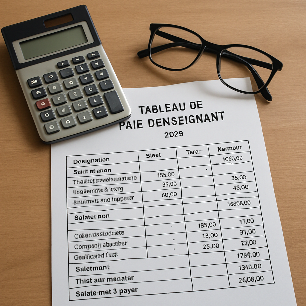 découvrez la grille salariale des enseignants pour 2025 et toutes les nouveautés concernant la rémunération du corps enseignant. informations à jour et analyses détaillées.