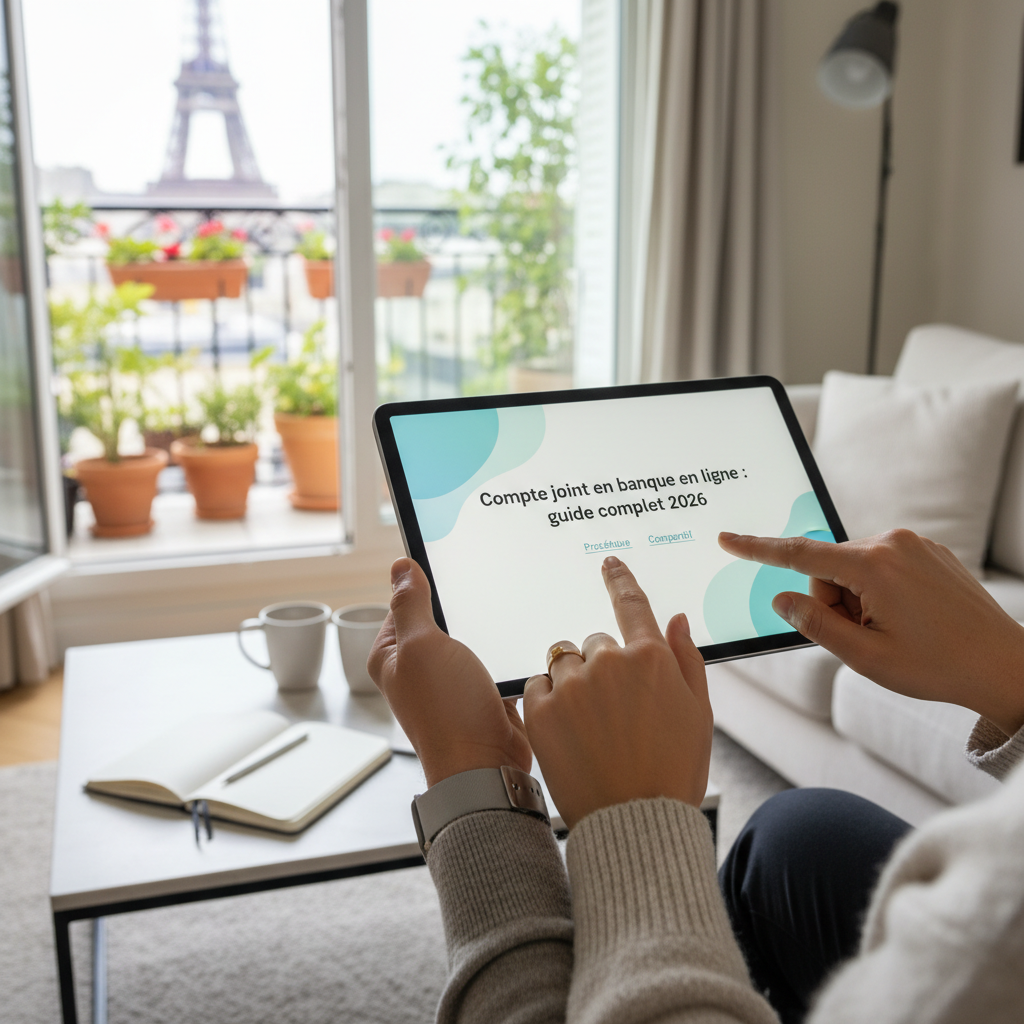 Compte joint en banque en ligne : guide complet 2026 (procédure, comparatif)