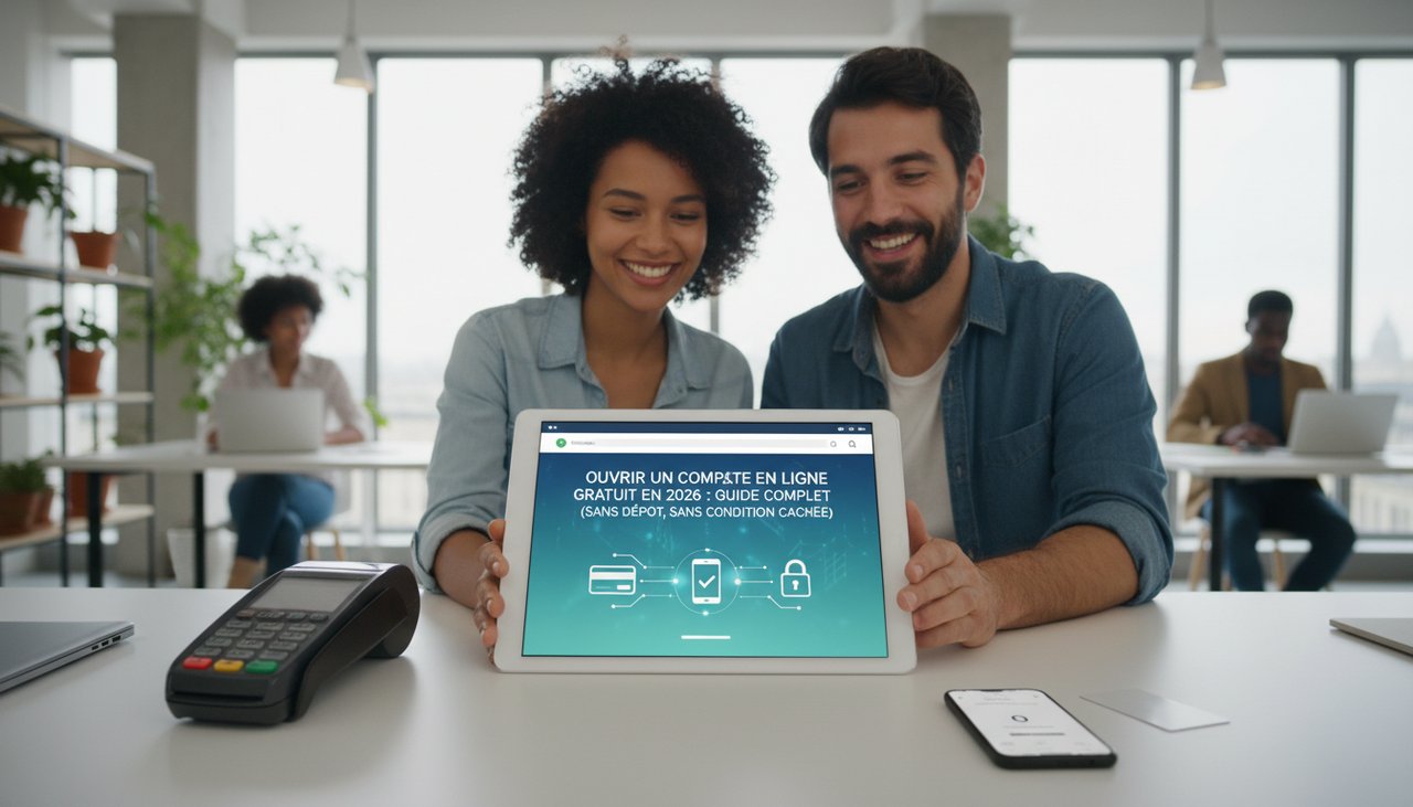 Ouvrir un compte en ligne gratuit en 2026 : guide complet (sans dépôt, sans condition cachée)