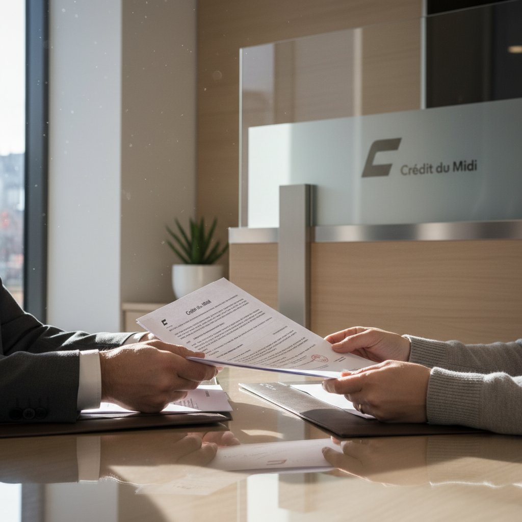 Couple ouvrant un compte joint dans une banque francaise