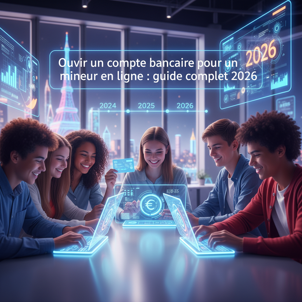 Ouvrir un compte bancaire pour un mineur en ligne : guide complet 2026