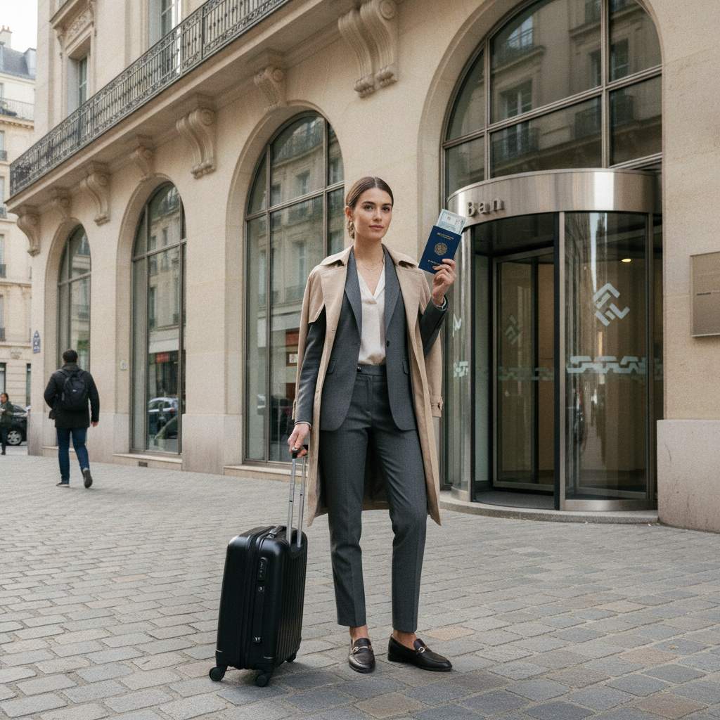Non-résidente devant une banque française pour ouvrir un compte bancaire
