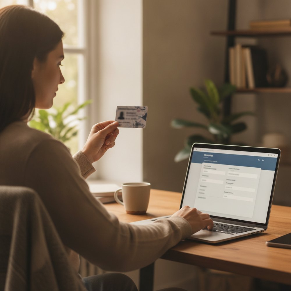 Ouverture d'un compte bancaire en ligne depuis chez soi