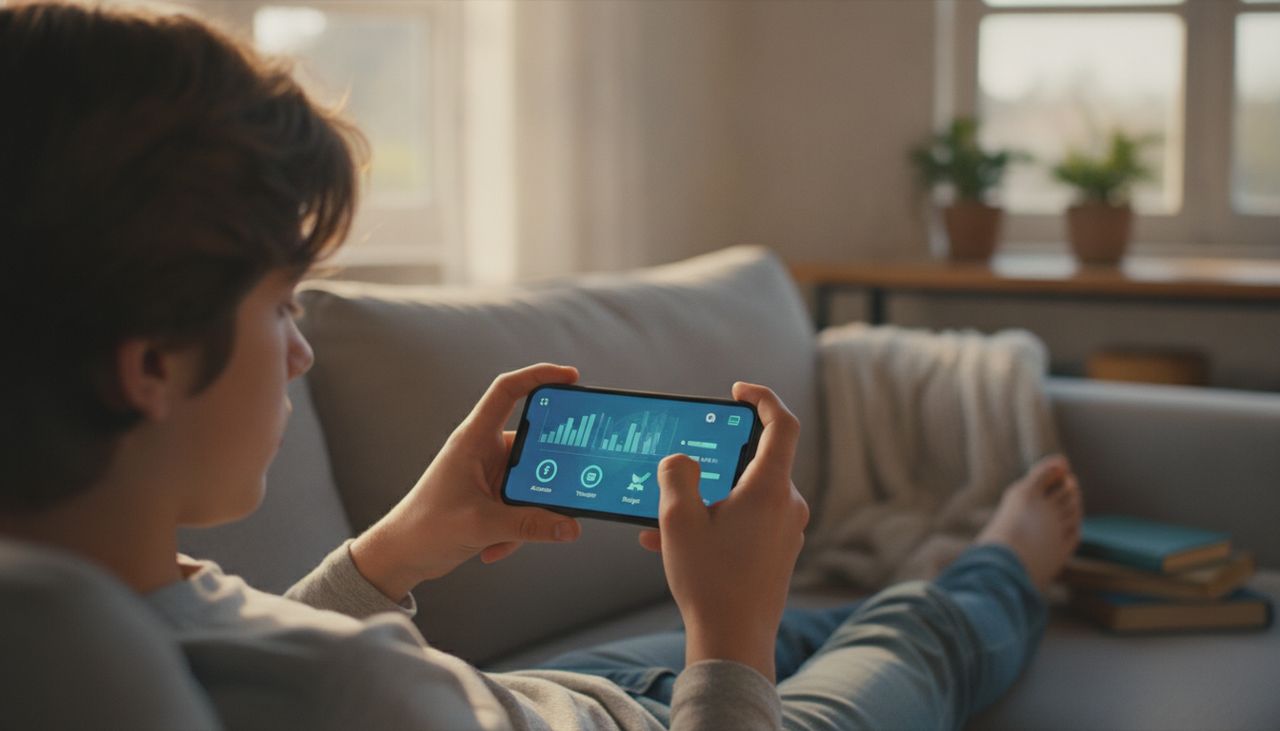 Application bancaire mobile pour jeune épargnant